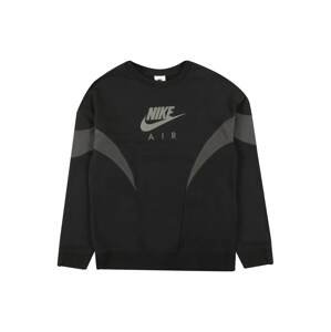 Nike Sportswear Mikina  čierna / dymovo šedá