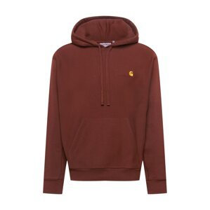 Carhartt WIP Mikina 'American Script'  hnedá