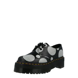 Dr. Martens Šnurovacie topánky '1461 Quad'  čierna / biela