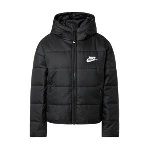 Nike Sportswear Prechodná bunda 'W NSW TF RPL CLASSIC HD JKT'  biela / čierna