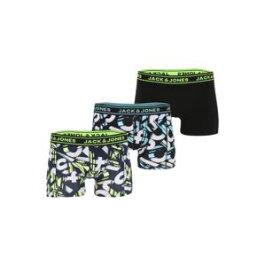 JACK & JONES Boxershorts  námornícka modrá / námornícka modrá / neónovo žltá / biela / svetlomodrá