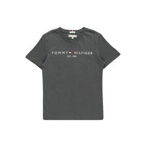 TOMMY HILFIGER Tričko  grafitová / biela