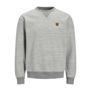 JACK & JONES Sweatshirt 'Bludan'  sivá melírovaná