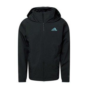 ADIDAS PERFORMANCE Outdoorová bunda 'Traveer'  čierna / vodová