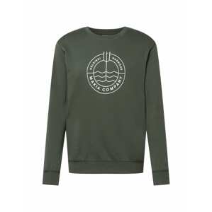 MAKIA Sweatshirt 'Trident'  kaki / biela