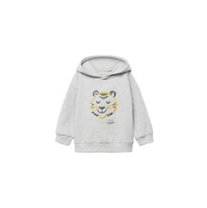 MANGO KIDS Sweatshirt 'BENJI'  sivá / žltá / námornícka modrá / tmavosivá