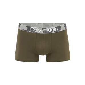 Calvin Klein Underwear Boxerky  kaki / biela / svetlosivá / tmavosivá