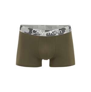 Calvin Klein Underwear Boxerky  kaki / biela / svetlosivá / tmavosivá