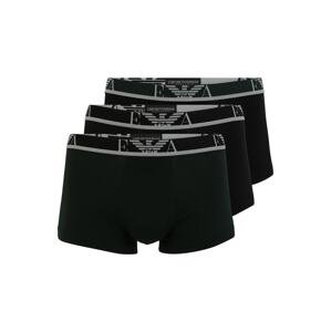 Emporio Armani Boxerky  biela / čierna / tmavozelená