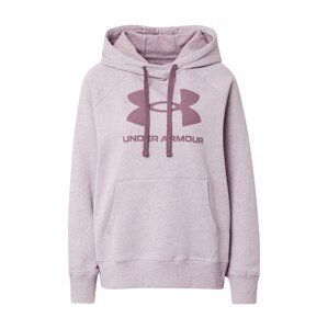 UNDER ARMOUR Športová mikina  pastelovo fialová / farba lesného ovocia