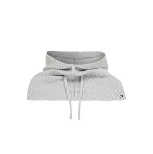 TOMMY HILFIGER Šál 'ESSENTIAL KNIT HOODED SNOOD'  svetlosivá