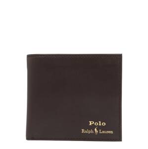 Polo Ralph Lauren Peňaženka 'GLD FL BFC-WALLET-SMOOTH LEATHER'  námornícka modrá