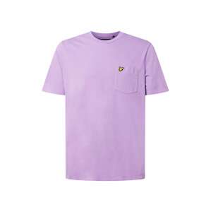 Lyle & Scott T-Shirt  fialová / žltá / čierna