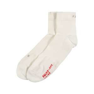 FALKE Športové ponožky  biela / červená