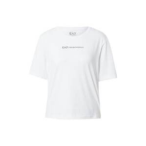 EA7 Emporio Armani T-Shirt  biela / čierna