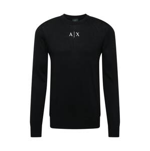 ARMANI EXCHANGE Sveter  čierna / biela