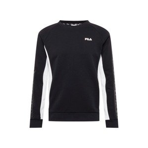 FILA Sweatshirt 'Natan'  čierna / biela