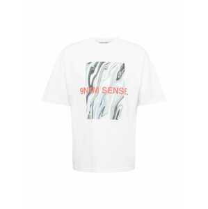 9N1M SENSE T-Shirt  biela / sivá / melónová