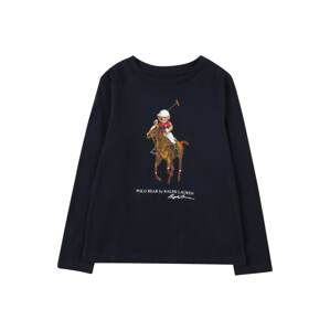 Polo Ralph Lauren Tričko  námornícka modrá / biela / hnedá / červená