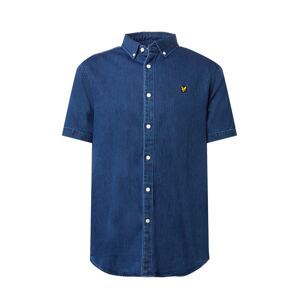 Lyle & Scott Košeľa  modrá denim / zlatá žltá / čierna