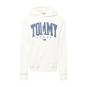 Tommy Jeans Mikina  krémová / dymovo modrá / námornícka modrá / biela / červená