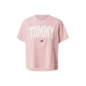 Tommy Jeans Shirt  svetloružová / biela / námornícka modrá / červená