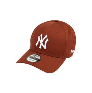 NEW ERA Čiapka 'LEAGUE ESSENTIAL 9FORTY'  hrdzavohnedá / biela