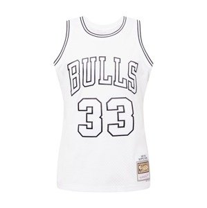 Mitchell & Ness Tričko  biela / čierna