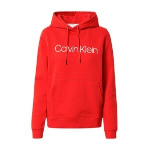 Calvin Klein Sweatshirt  karmínovo červená / biela