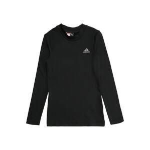 ADIDAS PERFORMANCE Funkčné tričko 'Techfit'  čierna / sivá