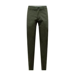 SELECTED HOMME Chino nohavice 'BUCKLEY'  tmavozelená