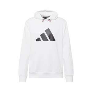 ADIDAS PERFORMANCE Športová mikina  biela / čierna / tmavoružová