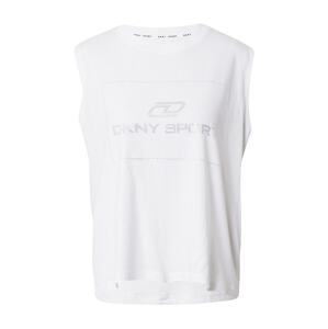 DKNY Performance Top 'RHINESTONE'  biela / striebornosivá