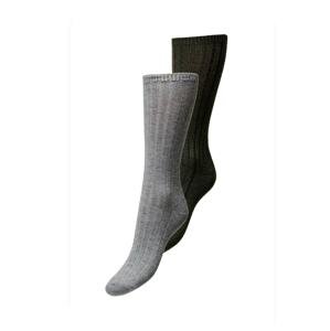 ONLY Ponožky  sivá melírovaná / čierna