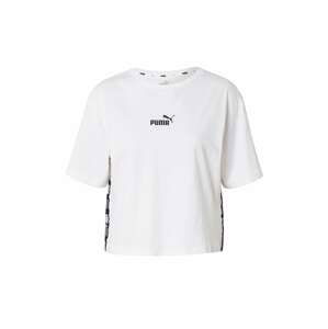 PUMA Funkčné tričko 'Power'  biela / čierna