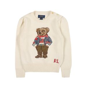 Polo Ralph Lauren Sveter  krémová / hnedá / červená / zmiešané farby