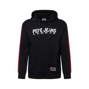 Pepe Jeans Mikina 'ANDRE'  tmavomodrá / biela / pitaya