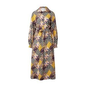 Hofmann Copenhagen Košeľové šaty 'Naomie'  zlatá / čierna / fialová / lososová