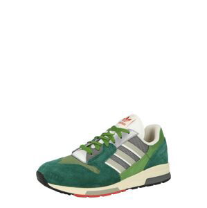 ADIDAS ORIGINALS Nízke tenisky 'ZX 420'  tmavozelená / jablková / sivá / biela