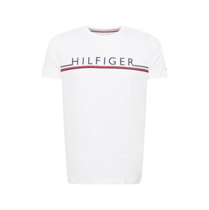 TOMMY HILFIGER Tričko  biela / grenadínová / námornícka modrá