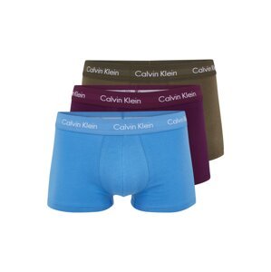 Calvin Klein Underwear Boxerky  svetlomodrá / kaki / baklažánová