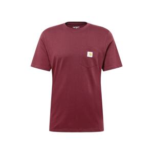 Carhartt WIP Tričko  burgundská