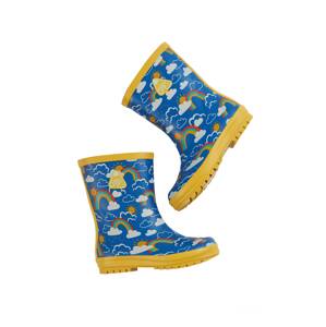 Frugi Gummistiefel 'Puddle Buster'  zmiešané farby / modrá / žltá