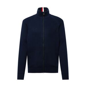 Tommy Hilfiger Tailored Kardigán  tmavomodrá / červená / biela