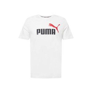 PUMA Funkčné tričko  biela / čierna / červená