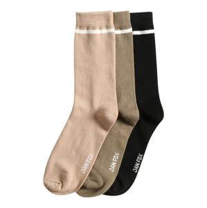 DAN FOX APPAREL Socken  béžová / čierna / kaki / biela