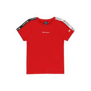 Champion Authentic Athletic Apparel T-Shirt  biela / čierna / červená