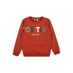 NAME IT Sweatshirt 'Nelas'  oranžovo červená / zmiešané farby