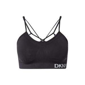 DKNY Performance Športová podprsenka  čierna / biela