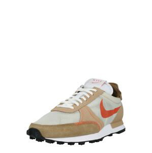 Nike Sportswear Nízke tenisky 'DBreak-Type'  sivobéžová / biela / červená